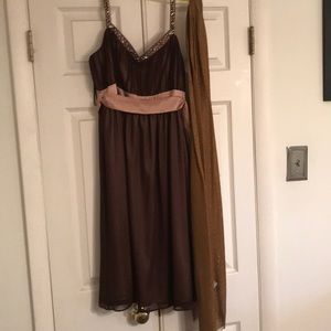 Bronze dress